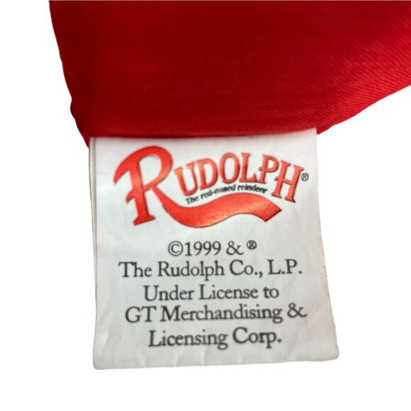 Vintage Rudolph The Red-Nosed Reindeer Applique Christmas Stocking Vintage 1999 - Picture 4 of 9